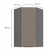 Obrazek Szafka Kuchenna Aria-Ta/Ant Anti Fingerprint 60x60 Gn-108 1f (45°)